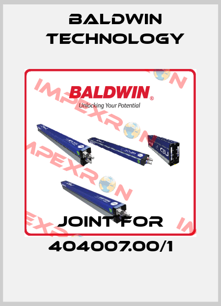 Joint for 404007.00/1 Baldwin Technology
