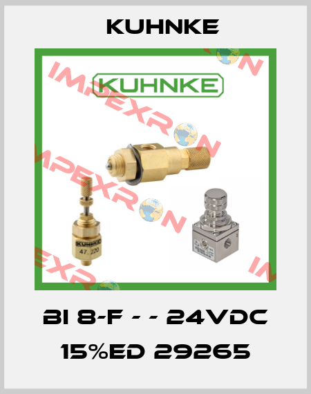 BI 8-F - - 24VDC 15%ED 29265 Kuhnke