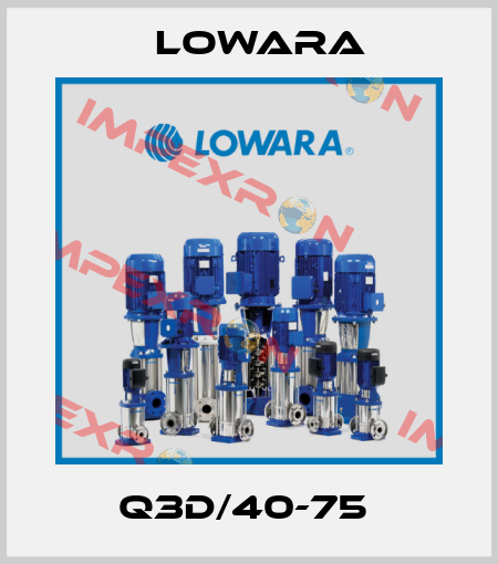 Q3D/40-75  Lowara