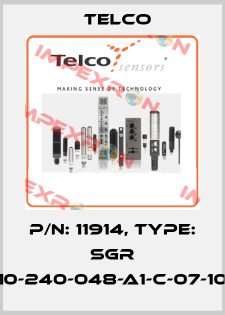 p/n: 11914, Type: SGR 10-240-048-A1-C-07-10 Telco