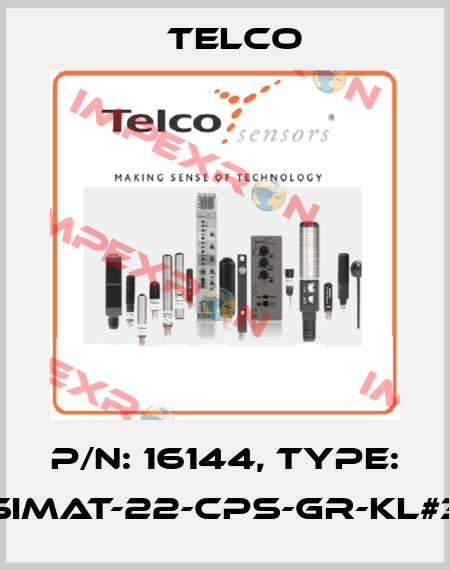 p/n: 16144, Type: Simat-22-CPS-GR-KL#3 Telco