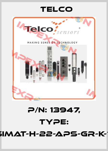 p/n: 13947, Type: Simat-H-22-APS-GR-K-7 Telco