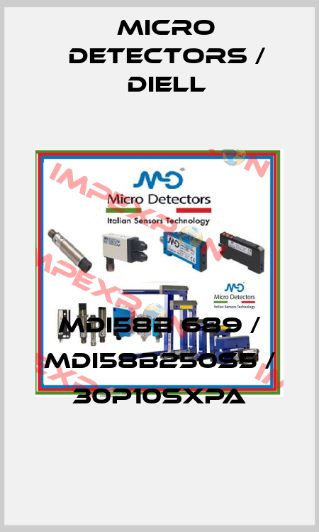 MDI58B 689 / MDI58B250S5 / 30P10SXPA
 Micro Detectors / Diell
