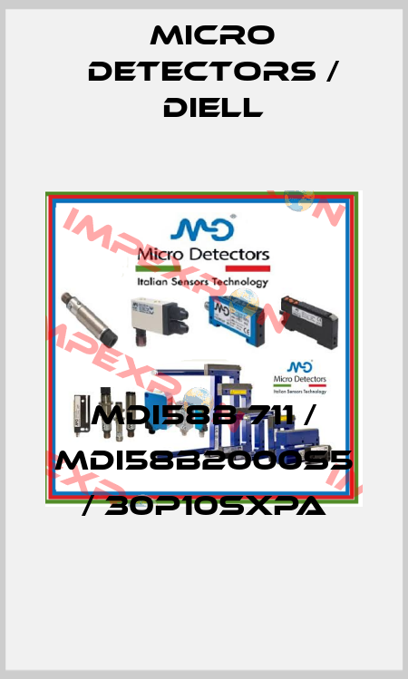 MDI58B 711 / MDI58B2000S5 / 30P10SXPA
 Micro Detectors / Diell