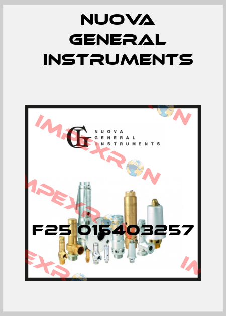 F25 015403257 Nuova General Instruments