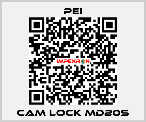Cam lock MD20S Pei