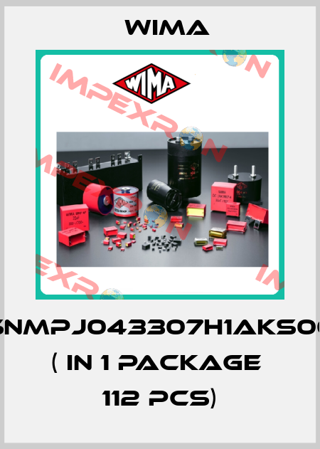 SNMPJ043307H1AKS00 ( in 1 package  112 pcs) Wima