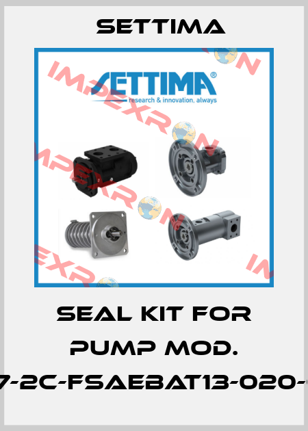 Seal Kit for pump mod. GR47-2C-FSAEBAT13-020-G-DX Settima