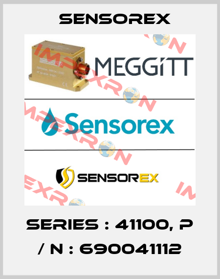 Series : 41100, P / N : 690041112 Sensorex