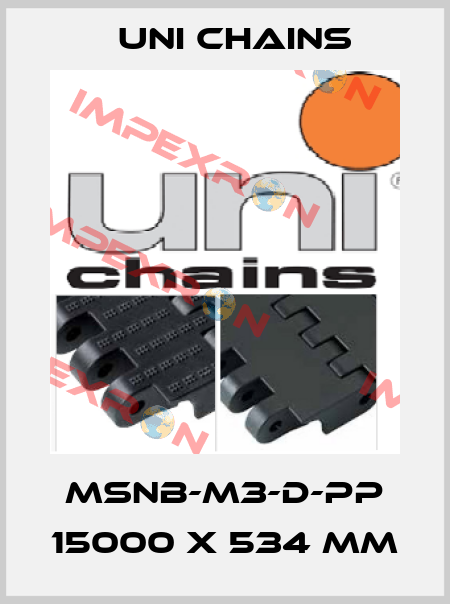 MSNB-M3-D-PP 15000 x 534 mm Uni Chains