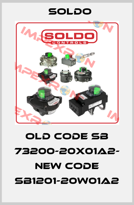 old code SB 73200-20X01A2- new code SB1201-20W01A2 Soldo