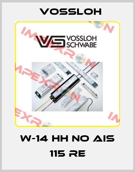W-14 HH NO AIS 115 RE Vossloh