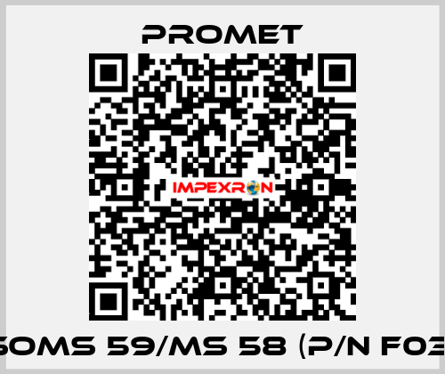 Rg 5/SoMs 59/Ms 58 (P/n F030249) Promet