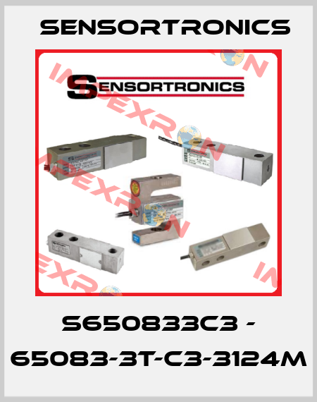 S650833C3 - 65083-3t-C3-3124M Sensortronics