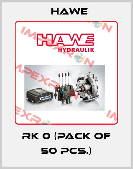 RK 0 (pack of 50 pcs.) Hawe