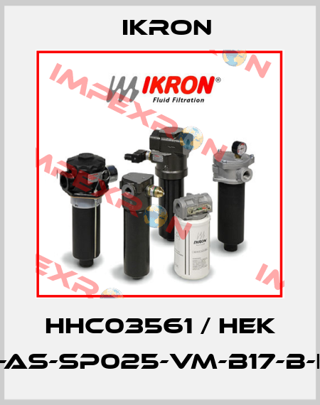 HHC03561 / HEK 02-20.077-AS-SP025-VM-B17-B-HHC04076 Ikron