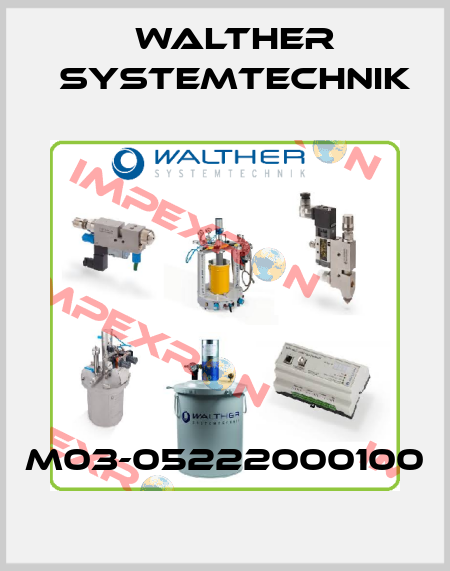 M03-05222000100 Walther Systemtechnik