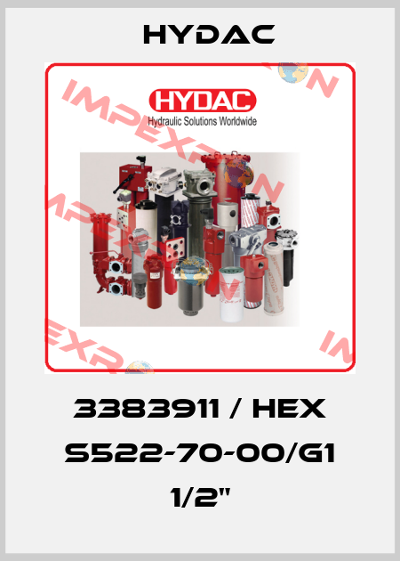 3383911 / HEX S522-70-00/G1 1/2" Hydac