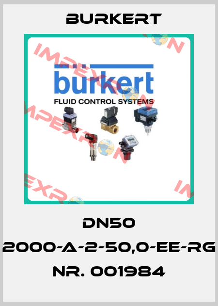 DN50 2000-A-2-50,0-EE-RG Nr. 001984 Burkert