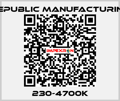230-4700K Republic Manufacturing