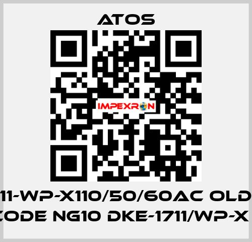 DKE-1711-WP-X110/50/60AC old code, new code NG10 DKE-1711/WP-X 110AC Atos
