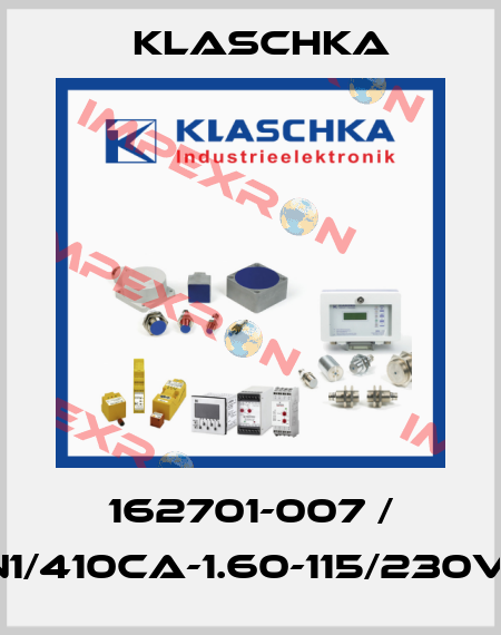 162701-007 / AIN1/410ca-1.60-115/230VAC Klaschka