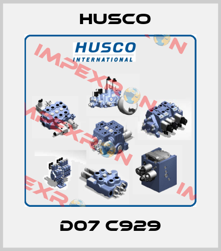 D07 C929 Husco