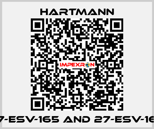 27-ESV-165 and 27-ESV-166 Hartmann