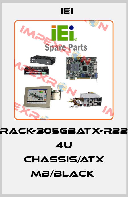 RACK-305GBATX-R22  4U CHASSIS/ATX MB/BLACK  IEI