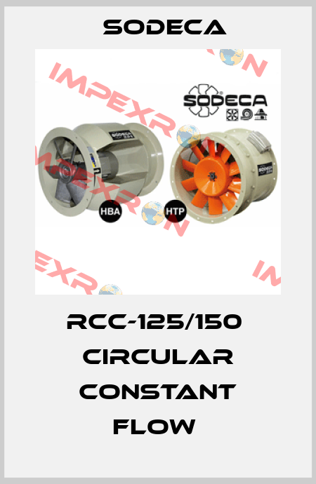 RCC-125/150  CIRCULAR CONSTANT FLOW  Sodeca