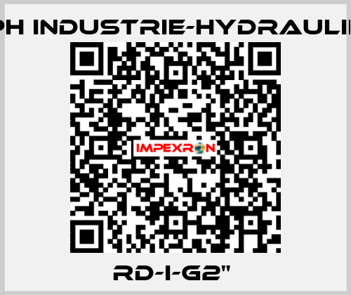 RD-I-G2"  PH Industrie-Hydraulik