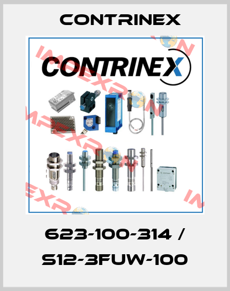 623-100-314 / S12-3FUW-100 Contrinex
