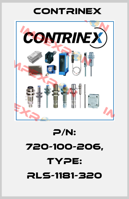 p/n: 720-100-206, Type: RLS-1181-320 Contrinex