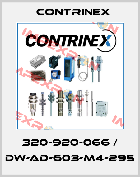 320-920-066 / DW-AD-603-M4-295 Contrinex