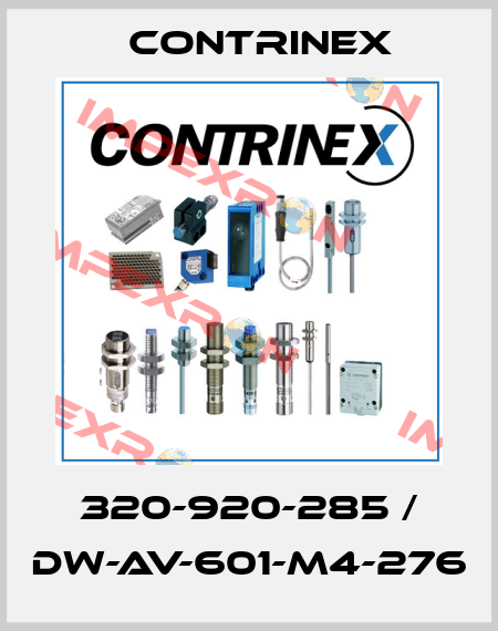 320-920-285 / DW-AV-601-M4-276 Contrinex
