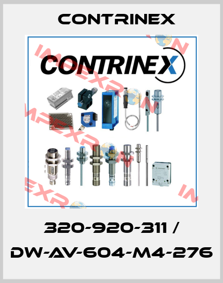 320-920-311 / DW-AV-604-M4-276 Contrinex