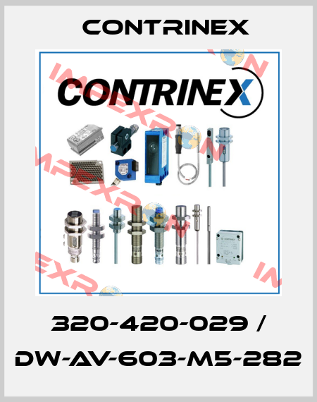 320-420-029 / DW-AV-603-M5-282 Contrinex