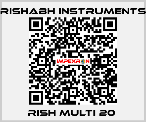 RISH MULTI 20  Rishabh Instruments