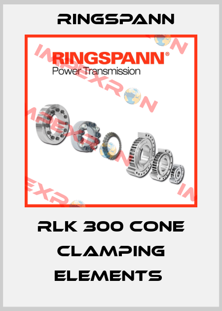 RLK 300 CONE CLAMPING ELEMENTS  Ringspann