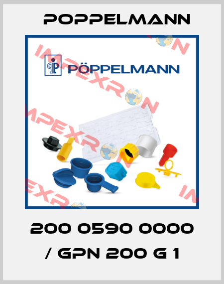200 0590 0000 / GPN 200 G 1 Poppelmann