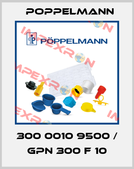 300 0010 9500 / GPN 300 F 10 Poppelmann