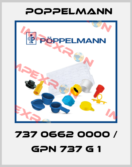737 0662 0000 / GPN 737 G 1 Poppelmann