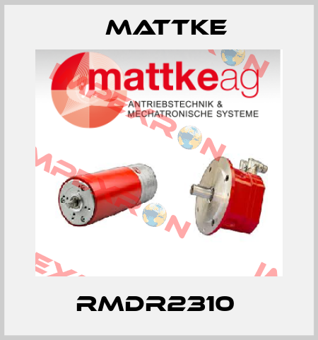 RMDR2310  Mattke