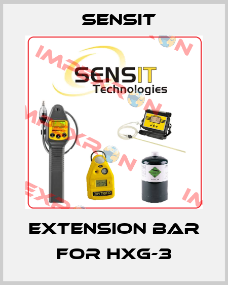 Extension bar for HXG-3 Sensit