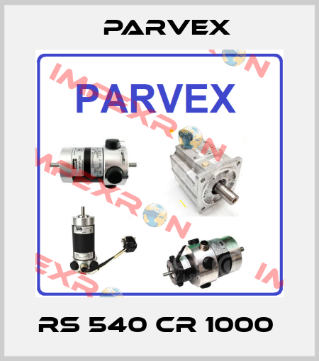 RS 540 CR 1000  Parvex