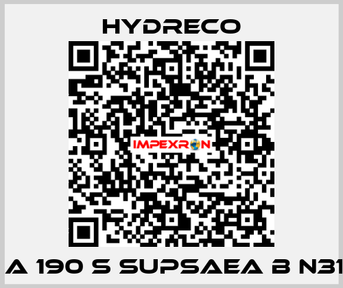 2SP A 190 S SUPSAEA B N31 0 W HYDRECO