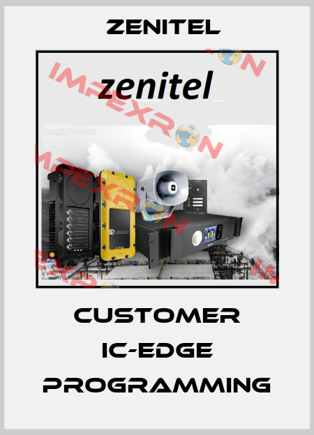 Customer IC-EDGE Programming Zenitel