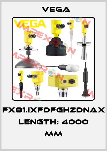 FX81.IXFDFGHZDNAX Length: 4000 mm Vega