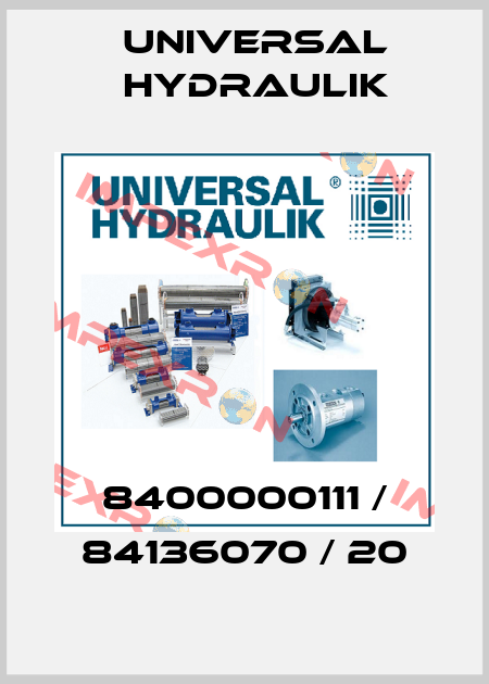 8400000111 / 84136070 / 20 Universal Hydraulik