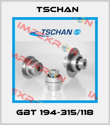 GBT 194-315/118 Tschan